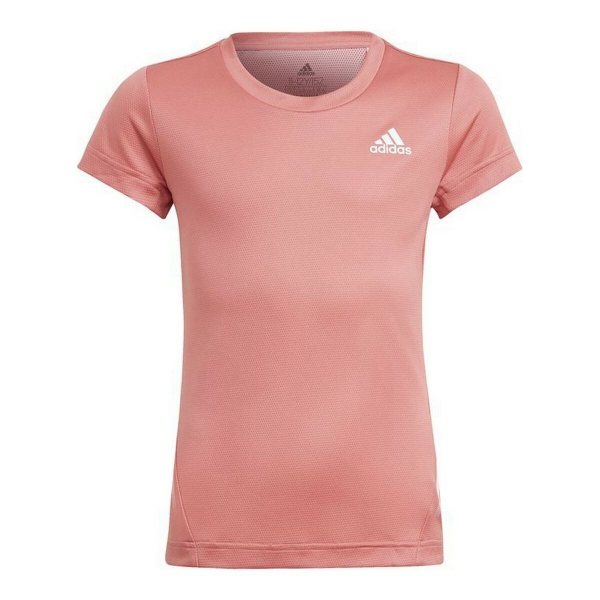 Child's Short Sleeve T-Shirt Adidas Aeroready Salmon 14-15 Years